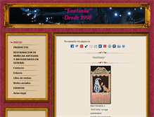 Tablet Screenshot of fantasia-madrid.com